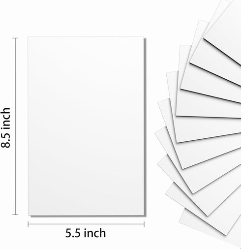 Do²ping White Foam Sheets Crafts, 8.5x5.5 Inch Eva Craft Foam Paper for Crafts Project Classroom Scrapbook DIY Cosplay (White-10 Sheets)...