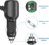 12V Car Charger with 5V Daul USB Ports and 5 Connectors for Radar Detector, LED Light Strip, Portable Air Pump, DVD Player, Monitor, Speaker, Brea...