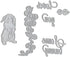 Easter Bunny Die Cuts for Card Making,Leaf Cutting Dies Cute Animals Embossing Template for Scrapbooking DIY Cards Album Crafts Supplies Decoratio...