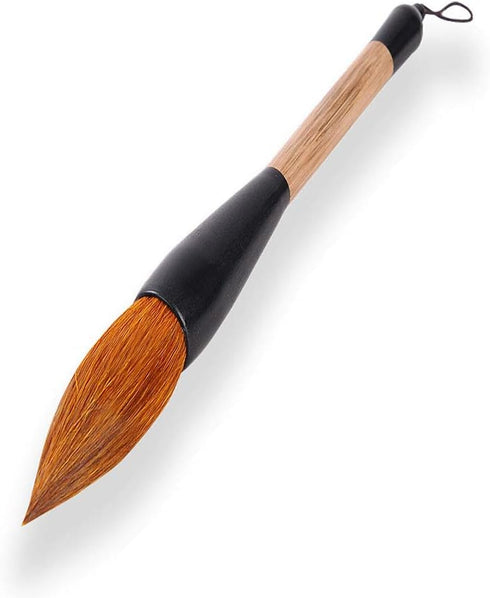 Hbasyp Chinese Traditional Calligraphy Brush/Chinese Calligraphy Watercolor Sumi Drawing Brush-Large brush (Wolf Hair) - 1 Pcs...