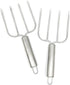 KAYCROWN Stainless Steel Turkey & Roast Lifters, Set of 2 - Turkey and Poultry Lifters Roaster Poultry Forks Great for Thanksgiving, Transfer Turk...