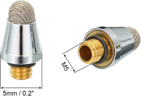 MECCANIXITY 12pcs 5mm Fine Stylus Pen Fiber Tips Universal Replacement M5 for Stylus Pen Capacitive Touch Screen Devices...