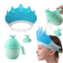 Baby Shower Cap Shield, Baby bath set shower cap/water cup/massage brush,Visor Hat for Eye and Ear Protection for 0-9 Years Old Children,Cute Crow...
