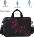 RICHEN 14 15 15.4 15.6 inch Laptop shoulder bag Notebook Handle Sleeve Neoprene Soft Carrying Travel Case with Accessories pocket (14-15.6 inch, N...