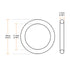 uxcell Fluorine Rubber O-Rings, 16mm OD 11.2mm ID 2.4mm Width FKM Seal Gasket for Machinery Plumbing, Green, Pack of 20...