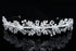 Handmade Flower Leaf Crystal Headband Bridal Wedding Tiara...