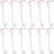 Amazing Drapery Hardware 3.25 Inch Clear Valance Clips for Top Blind Brands & Window Shades, 12-Pack -Sturdy Plastic Brackets, Ideal for Wood, Fau...