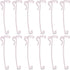 Amazing Drapery Hardware 3.25 Inch Clear Valance Clips for Top Blind Brands & Window Shades, 12-Pack -Sturdy Plastic Brackets, Ideal for Wood, Fau...