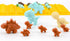 2 Sized Dinosaur Candy Molds Gummy Molds - Regular and Mini size Dinosaur Silicone Chocolate Molds Nonstick Set of 5 Including Triceratops T-Rex S...