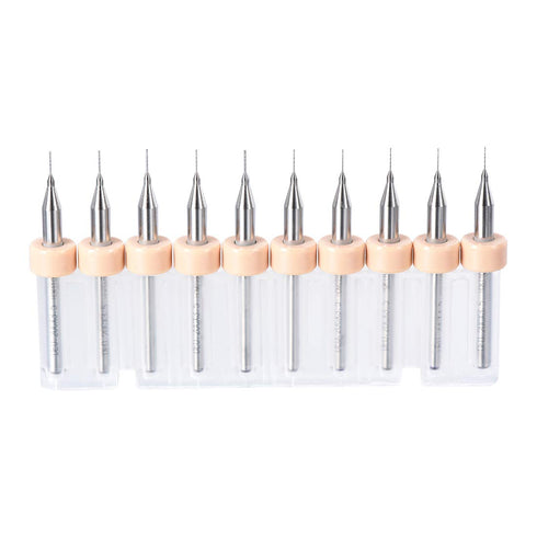 uxcell PCB Drill Bits 0.2mm Tungsten Carbide Rotary Tool Jewelry CNC Engraving Print Circuit Board Micro Drill Bits 1/8 Inch Shank 1 Set (10 Pcs)...