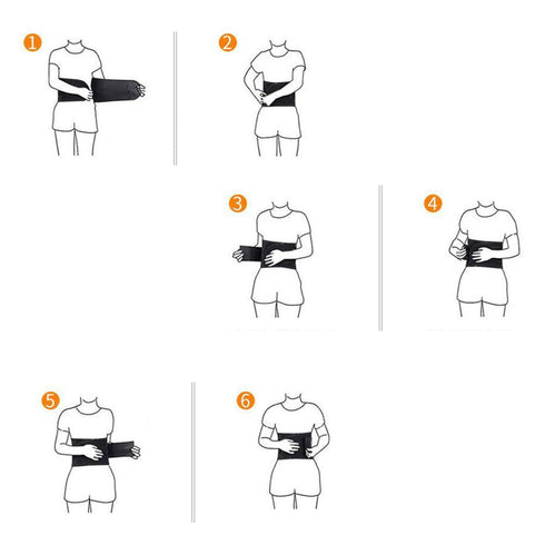 Heating Lower Back Brace Back Support Belt for Pain Relief Heated Back Brace Magnetic Therapy Waist Belt Wrap Adjustable Heating Lumbar Support Be...