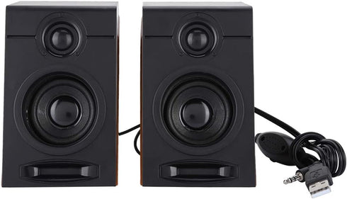 Computer Speakers, Heavy Bass Computer Speakers HiFi Sound Computer Subwoofer with Non-Slip Mat Suitable for TV, Computer, Tablet PC, Phone and Ot...