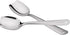 IMEEA Flat Edge Cooking Spoon 18/8 Stainless Steel Serving Spoon 10-Inch Mixing Spoon, Set of 2...