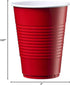 Comfy Package [50 Pack - 9 oz. Disposable Party Plastic Cups - Red Drinking Cups...