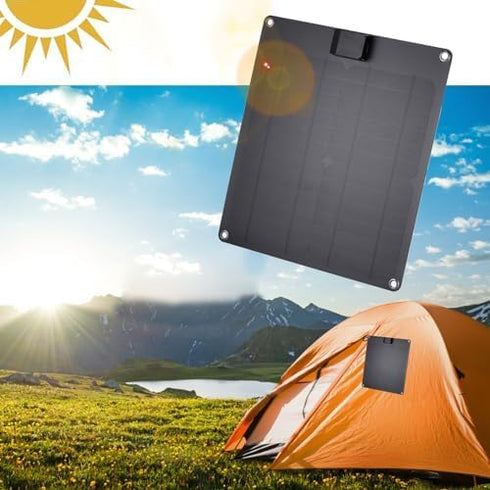 Lixada15W Solar Charger Panel with MPPT Trickle Maintiner Cntroller,12V Portable Waterproof Flexible Monocrystalline USB Solar Charging Panel Char...