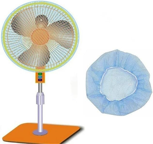 Blue Round Electric Fan Fan Dust Cover Net Mesh For Pedestal Fan, Standing Floor Fan, Wall Fan, Oscillating Table FanUseful Design?Household Fans?...