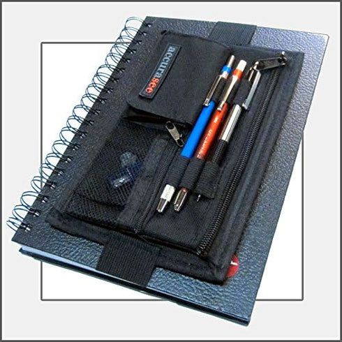 Accurasee Sketch Caddie for Artist - Art Supply Carrier with Elastic Band Attachment for Portfolio Sketch Book, Art Binder, Notebook, Art Organize...