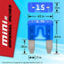 12 AWG Mini APM ATM Quick TAP KIT: 2 Add-A-Circuit Car Fuse Tap Adapters, 2 Each (10A 20A) Blade Fuses, 4 Zip Ties + Fuse Puller...