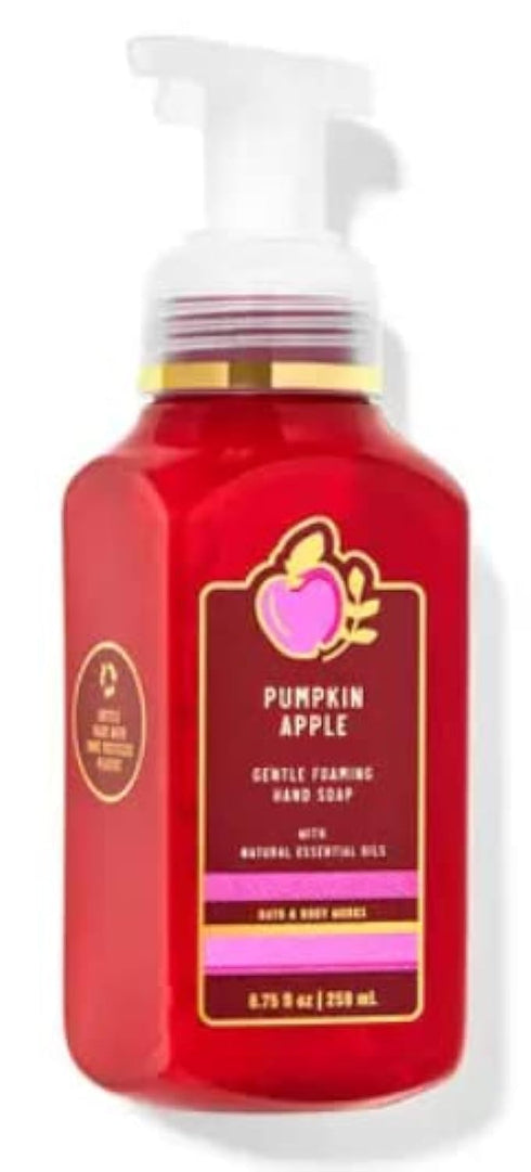 White Barn Candle Company Bath and Body Works Gentle Foaming Hand Soap w/Essential Oils- 8.75 fl oz - Fall 2020 - Many Scents! (Pumpkin Apple - Ap...