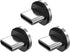 Statik USB-C Magnetic Connector for Magnetic Charging Cable - 3-Pack USB-C Magnetic Adapter for Cable Charger - Easily Snaps Into Place, Compatibl...