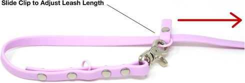 Pets Waterproof Dog Leash | Durable Long Line for Large Dogs and Puppy Over 40 lbs | Long Training Leash for Yard, Beach, Field (Pink, 6 ft x 5/8"...