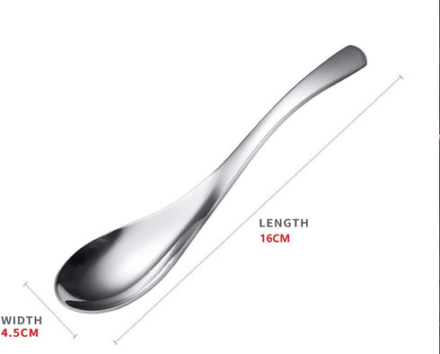 Soup Spoons,Stainless Steel Short Handle Spoons, Classic And Durable Soup Spoon, Set of 5....