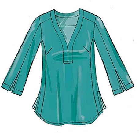 McCall's Patterns M7357E50 M7357 Misses' Banded Tops with Yoke, Size E5 (14-16-18-20-22)...