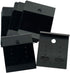 LGEGE 100 Pcs Black Earring Jewelry Display Hanging Cards Jewelry Trays Other Jewelry Accessories...