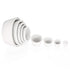 Buchner Funnel Flask Adapter Set, 9 in 1 White Filter Adapter Cones, Tapered Collar...