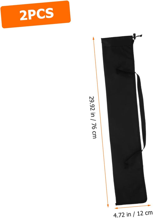 Hiking Pole Bag 2pcs Storage Tote Climbing Stick Bag Hiking Accessories Hiking Pole Holders Storage Bag Carrying Bag Hiking Poles Holder Trekking ...