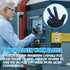 Grip Utility Mechanic Work Gloves for Men & Women, Non-Slip Silicone Box Handling Gloves Touch Screen, Durable, Breathable (Large, Blue-Grip)...