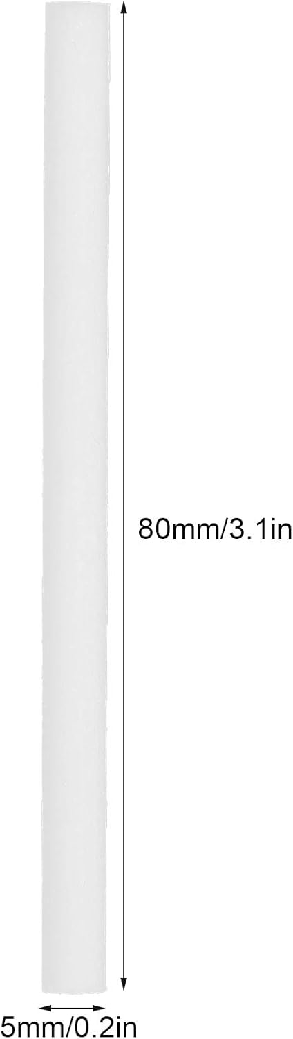 30Pcs Cotton Swab Filter, 5x80mm Humidifier Filter, Humidifier Replacement for Bedroom, Humidifier, Aroma Diffuser, Atomizer...