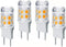 4-Pack G8 LED Bulb,GY8.6/T4 Bi-pin Base LED 3W, 30W Halogen Bulb Replacement,for Under Cabinet Kitchen Lighting, Under-Cabinet Light, GE Microwave...