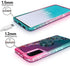 Silverback for Galaxy S20 Case,Moving Liquid Holographic Sparkle Glitter Case with Kickstand, Girls Women Bling Ring Stand Slim Case for Samsung G...