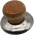 2pcs Pot Lid Knobs Universal Kitchen Cookware Replacement Pot Lid Knobs Pan Lid Holding Handle (Wooden)...