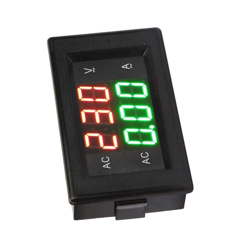 Fafeicy Digital Display AC Voltmeter,YB4835VA AC 500V/50A LED Ampere Meter Voltmeter, 2 Times per Second, Multimeter...