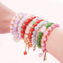 SUKPSY 1Pack Mixed Color 8mm Round Glass Beads for Bracelet Making kit,Crystal Glass Spacer Beads,with Metal Pendants Glass Bulk Beads for Making ...