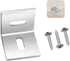 Table Top Fasteners,20 Pack Z Clips for Table Tops Included 60 pcs Screws,Adjustable Corner Braces for Wood Table Tops,Which L Brackets Use on Woo...