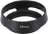Camera Lens Hood,43mm Black Metal Lens Hood with Plastic Lenses for Leica Photography Accessory...