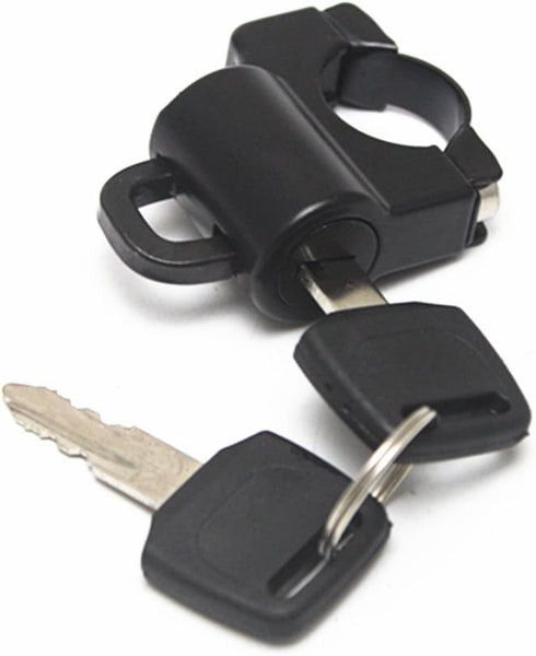 E-Bro® Universal Helmet Lock for 7/8" 22-25mm Handlebar Tubing (Black)...