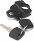 E-Bro® Universal Helmet Lock for 7/8" 22-25mm Handlebar Tubing (Black)...