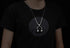 SAWADA Hip Hop Punk Style Stainless Steel Headphone Pendant Necklace DJ Music Chain Necklace Gold...