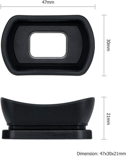Soft Silicon Camera Viewfinder Eyecup Eyepiece Eyeshade for Nikon D780 D750 D610 D600 D7500 D7200 D7100 D7000 D5600 D5500 D5300 D5200 D5100 D5000 ...