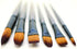 Mont Marte Gallery Series Acrylic Brush Set, 6 Piece. Selection of Synthetic Hair Paint Brushes Suitable for Acrylic Painting...