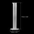 uxcell Plastic Graduated Cylinder, 50ml Measuring Cylinder, Science Test Tube Beakers, Single Metric Scale, Clear Hex Base Flask for Lab Home 3pcs...