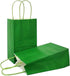 AZOWA Gift Bags Medium Kraft Paper Bags with Handles (7.5 x 3.9 x 9.8 in, Green, 12 Pcs)...