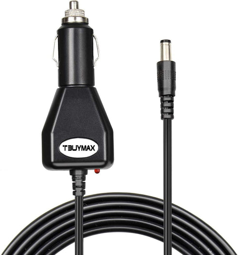 TB Tbuymax Car Vehicle Lighter Adapter for 12 Volt Medela Pump-in-Style Breast Pump, Freestyle and Lactina Breastpumps - Replacement Power Adapter...