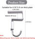 2 Pcs Desk Hook, Student Desktop Nail-Free Hook, Table Hook for Schoolbag, Space Aluminium Alloy, Hanger Hooks for Bag Purse Clothes Backpack Hold...