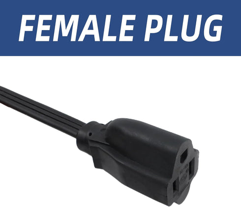 EP 9 Ft Heavy Duty Appliance Extension Cord - 14 Gauge 3 Prong SPT-3 Cable Wire, Ideal for Air Conditioners, Refrigerators, and Major Appliances -...