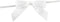 Reliant Ribbon 5171-03003-2X1 Satin Twist Tie Bows - Small Bows, 5/8 Inch X 100 Pieces, White...